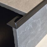 Aluminium End Trim Profiles Polish Black