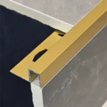 Aluminium Square Profiles Matt Gold