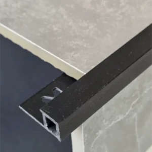 PVC Square Profiles Black