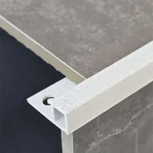 PVC Square Profiles White