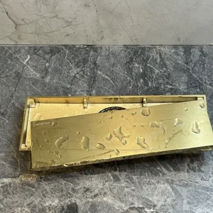 Polish Gold Brass Floor Drain