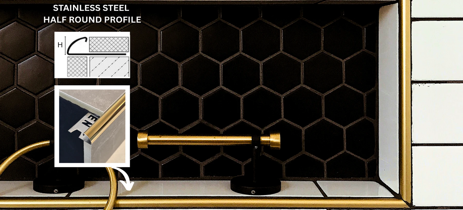 Tile Trim Round Edge: The Stylish Tile Solution for Perfect Tile Corners 1 Tips for Installing Tile Trim Round Edge