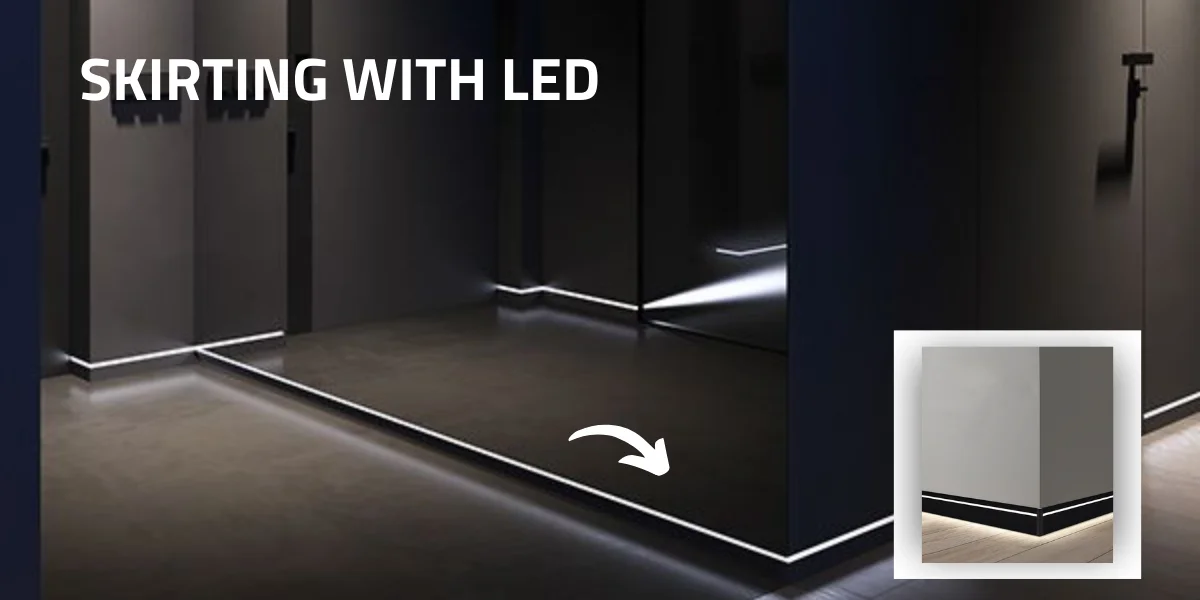 Aluminum Skirting UAE Suppliers for Premium Skirting Solutions 6 SKIRTING WITH LED