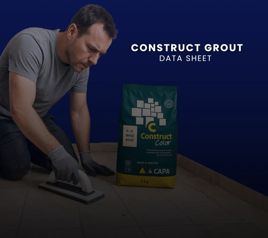 Construct grout data sheet