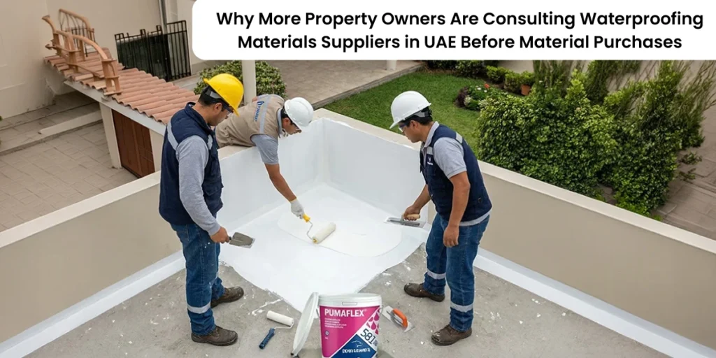 Technical guidance provided by waterproofing materials suppliers in UAE