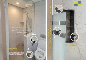 The Role of an Aluminium Profile Manufacturer in Developing Lightweight Structural Components 1 Aluminium profile manufacturer offering premium shower glass profiles, square profiles, T-profiles and round aluminium profiles for modern interior and bathroom applications.