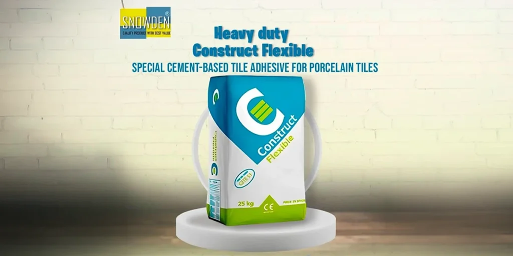 Tile Adhesive Supplier offering heavy-duty flexible cement-based tile adhesive for porcelain tiles