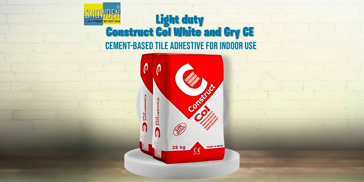 Light Duty Indoor Tile Adhesive Supplier Tile Adhesive Supplier supplying light-duty cement-based tile adhesive for indoor wall and floor tiles