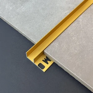 Aluminum F-Channel Profiles Matt Gold 2 AF763 2G