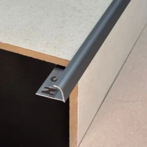 Aluminum Round Profiles Dark Grey