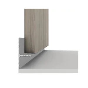 floating wall without LED silver